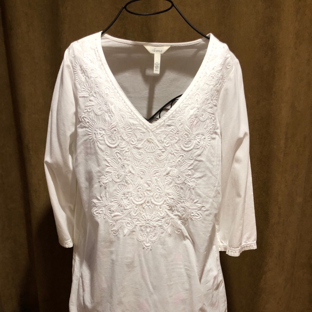 Soma embellished beach cover up